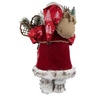 Northlight 16-in. Santa Claus With Lantern & Snowshoes Christmas Figure Table Decor