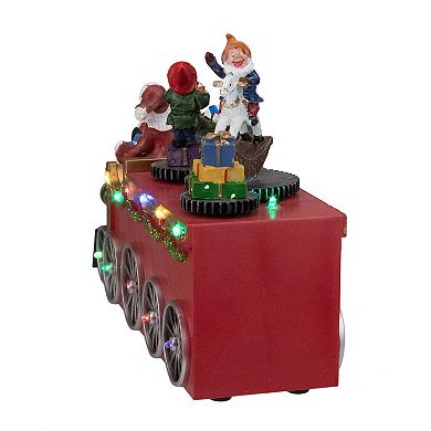 Northlight LED Musical Train With Santa Christmas Village Table Decor