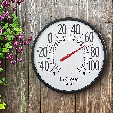 La Crosse Technology Emperor Size 21.8-in. Analog Dial Thermometer