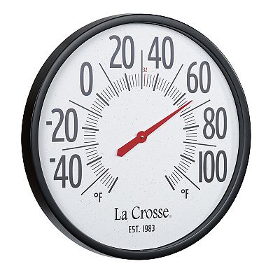 La Crosse Technology Emperor Size 21.8-in. Analog Dial Thermometer