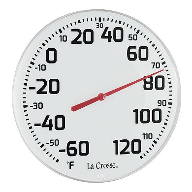 La Crosse Technology 8-in. Round Dial Thermometer