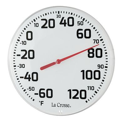La Crosse Technology 8-in. Round Dial Thermometer