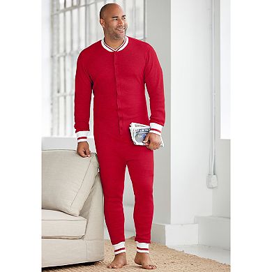 Kingsize Men's Big & Tall Waffle Thermal Union Suit