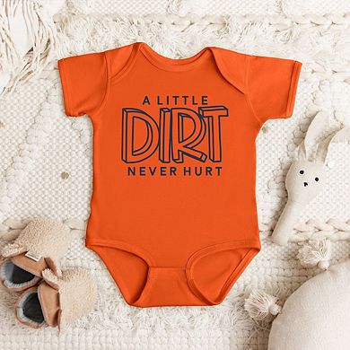 A Little Dirt Never Hurt Baby Bodysuit