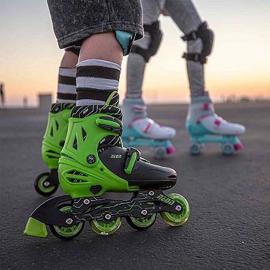 Yvolution Combo Skates 2in1 Quad And Inline Kids Skates