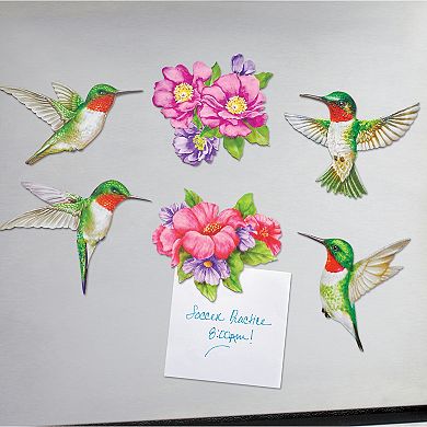 Collections Etc Detailed Hummingbird Magnets - Set Of 6
