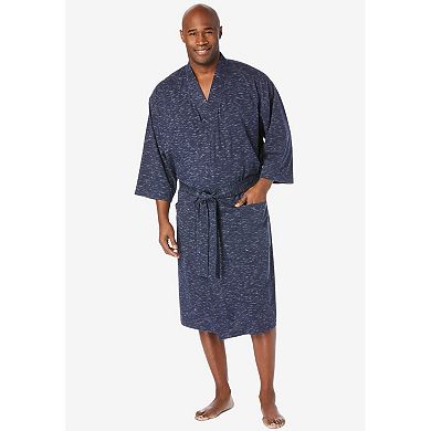 Kingsize Men's Big & Tall Cotton Jersey Robe