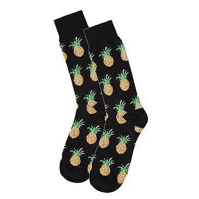 Men's Tasty Pineapples Novelty Crew Sock