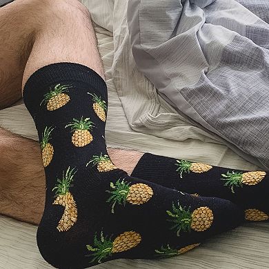 Men's Tasty Pineapples Novelty Crew Sock