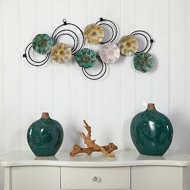 2.5’ X 1.5’ Scallop Design Metal Wall Art Decor