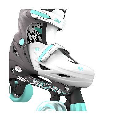 Yvolution Combo Skates 2in1 Quad And Inline Kids Skates