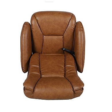 Flash Furniture Poppy 2-pc. Multi-Position Massaging Plush Recliner & Ottoman Set