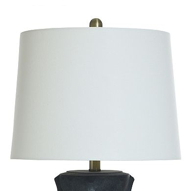 Arlo Terracotta Table Lamp with Oatmeal Lamp Shade