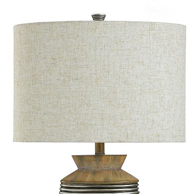 Haver Hill Table Lamp with Oatmeal Lamp Shade