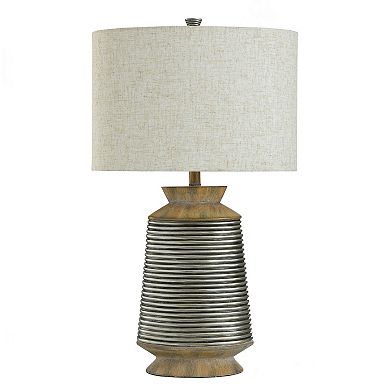 Haver Hill Table Lamp with Oatmeal Lamp Shade