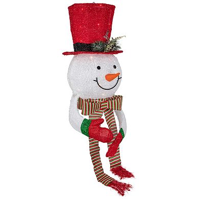 Northlight 21.5-in. Lighted Snowman with Red Top Hat Christmas Tree Topper