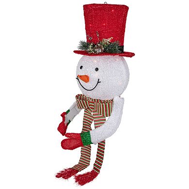 Northlight 21.5-in. Lighted Snowman with Red Top Hat Christmas Tree Topper