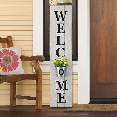 Glitzhome Welcome Sign For Front Door Porch