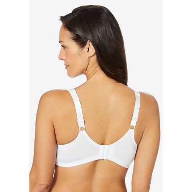 Comfort Choice Women's Plus Size Underwire Microfiber T-shirt Bra