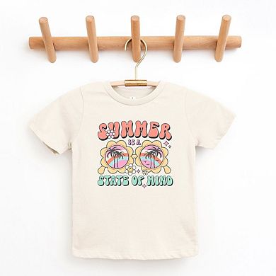 Summer State Of Mind Toddler Short Sleeve Graphic Tee