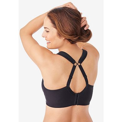 Comfort Choice Women's Plus Size Limitless Wirefree Low-impact Back Hook Bra