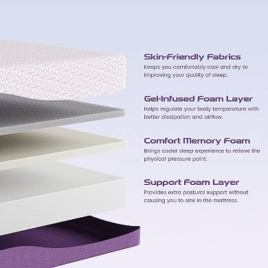 Sersper 12 Inch Gel Memory Foam Mattress