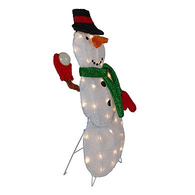 Northlight Black and White Snowman Christmas Outdoor Decoration