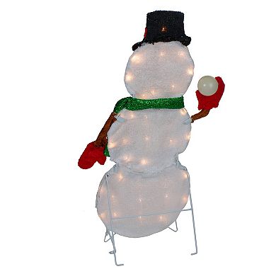 Northlight Black and White Snowman Christmas Outdoor Decoration