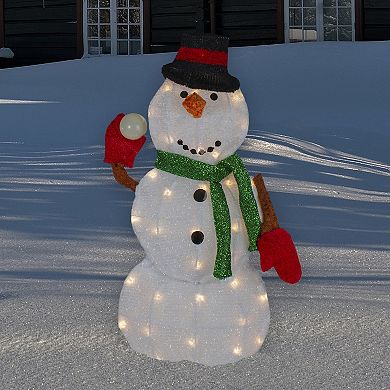 Northlight Black and White Snowman Christmas Outdoor Decoration