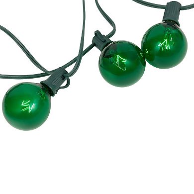 Northlight 10-Count Green G50 Globe 9-ft. Green Wire Christmas Patio Lights