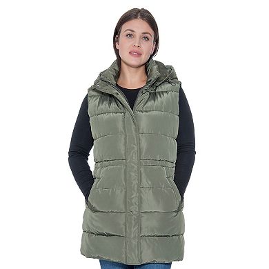 Plus Size Sebby Collection Puffer Vest