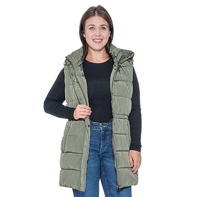 Plus Size Sebby Collection Puffer Vest