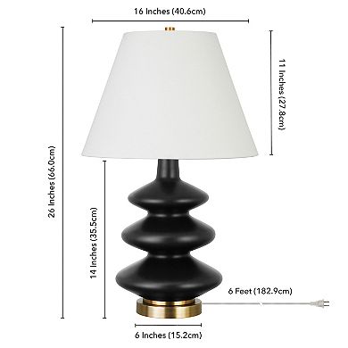 Finley & Sloane Carleta Triple Gourd Table Lamp