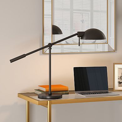 Finley & Sloane Dexter 23.25-in. Boom Arm Table Lamp with Metal Shade