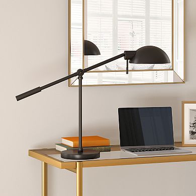 Finley & Sloane Dexter 23.25-in. Boom Arm Table Lamp with Metal Shade