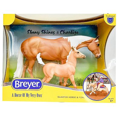 Breyer Horses The Traditional Series Ebony Shines and Charlize Toy Horse