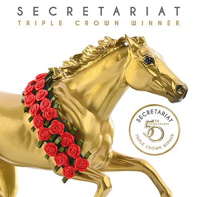 Breyer Horses The Traditional Series Gold Secretariat 50th Anniversary Model Toy Horse