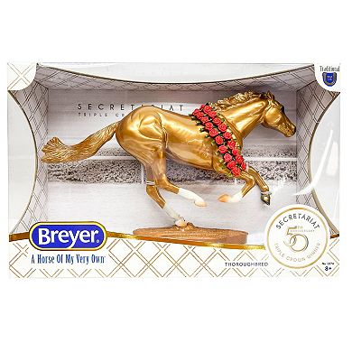 Breyer Horses The Traditional Series Gold Secretariat 50th Anniversary Model Toy Horse
