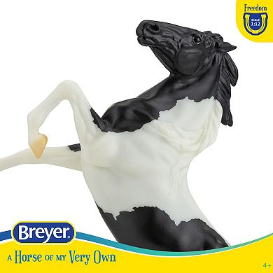 Breyer Horses - Freedom Series Black Pinto Mustang Horse Figurine