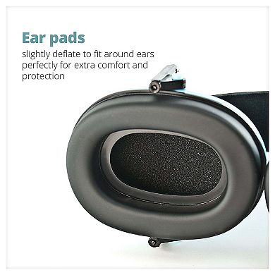 Noise Cancelling Headphones For Babies & Kids, Adjustable Ear Protection Earmuffs (blue)