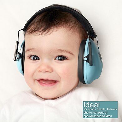 Noise Cancelling Headphones For Babies & Kids, Adjustable Ear Protection Earmuffs (blue)