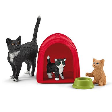 Schleich Farm World: Playtime For Cute Cats Animal Figure Playset