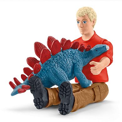 Schleich Dinosaurs: Tyrannosaurus Rex Attack 5-Piece Figurine Playset