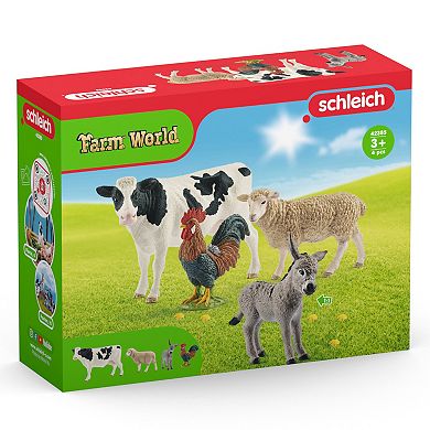 Schleich Farm World: 4-Piece Starter Figurine Set