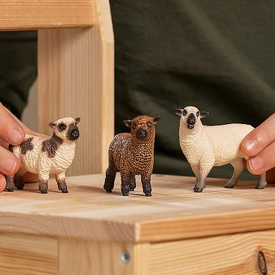 Schleich Farm World: 3-Piece Sheep Friends Animal Figures