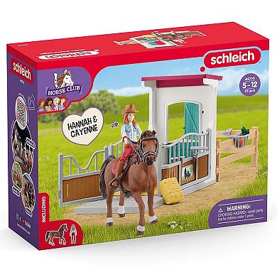 Schleich Horse Club: Hannah & Cayenne Horse & Rider Figurine Playset