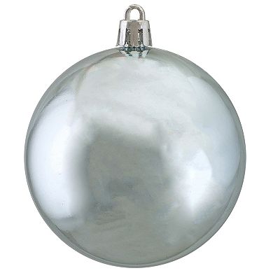 Northlight 32-ct. Mermaid Blue Shatterproof Shiny 3.25-in. Christmas Ball Ornaments