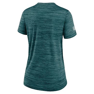 Women's Nike Midnight Green Philadelphia Eagles Velocity Performance T-Shirt