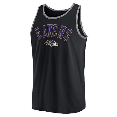 Men's Fanatics Black Baltimore Ravens Bet Tank Top