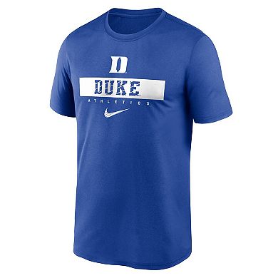 Men's Nike Royal Duke Blue Devils 2024 Sideline Legend Performance  T-Shirt